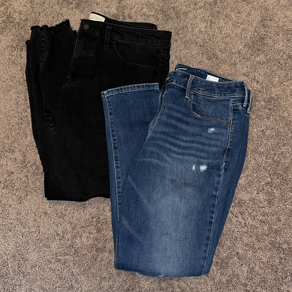 Old Navy & Universal Thread size 12 skinny jeans bundle!